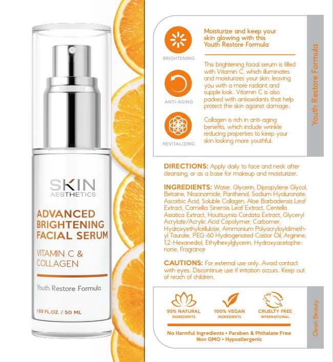 Vitamin C Serum With Collagen – Brightening & Anti-Aging Korean Skincare