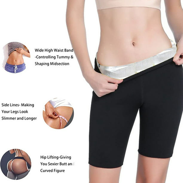 Sweatpants Women Sweating Elastic Waist Trainer Tummy Control
