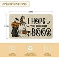 thumbnail image 3 of Halloween Door Mat 30 X 17 Inch I Hope You Brought Boos Doormat Indoor Outdoor Entrance Floor Mat Non Slip Halloween Decor Rubber Welcome Mats, 3 of 6