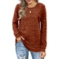 thumbnail image 2 of Fantaslook Crewneck Sweatshirts for Women Long Sleeve Tunic Tops Casual Fall Shirts, 2 of 4