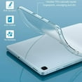 thumbnail image 3 of For Samsung Galaxy Tab S6 Lite Luxury​ Ultra Slim Air Cushion Bumper Shockproof TPU Clear Case Cover + Tempered Glass Protector, 3 of 9