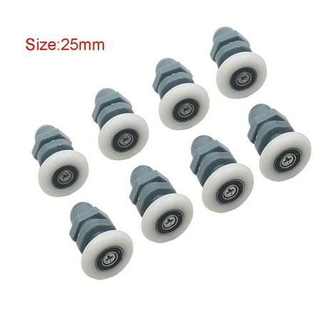 

8pcs Sliding Shower Door Rollers Silent Bearing Hardware Runners Wheels Pullers
