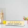 thumbnail image 4 of Signs ByLITA Best Smile Award, Silver Frame, Desk Sign (2x8"), 4 of 4