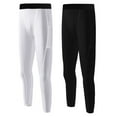thumbnail image 4 of Kids Youth Boys Compression Leggings Base Layer Pants Men's Basketball Activewear Pants Sports Athletic Workout Running Tights, 4 of 9
