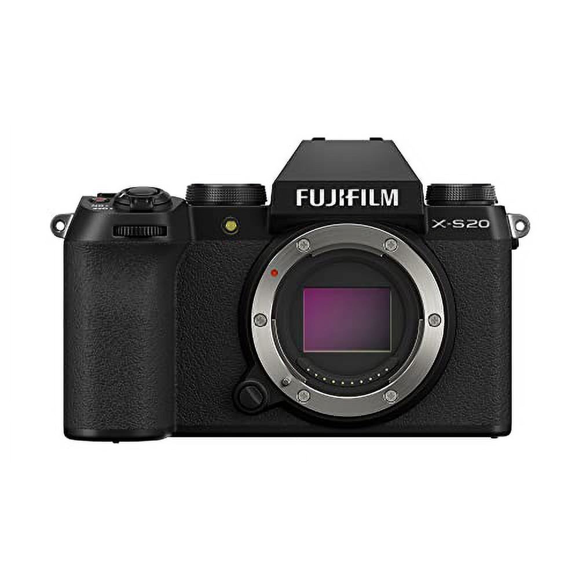 Fujifilm X-S20 Mirrorless Camera, Black