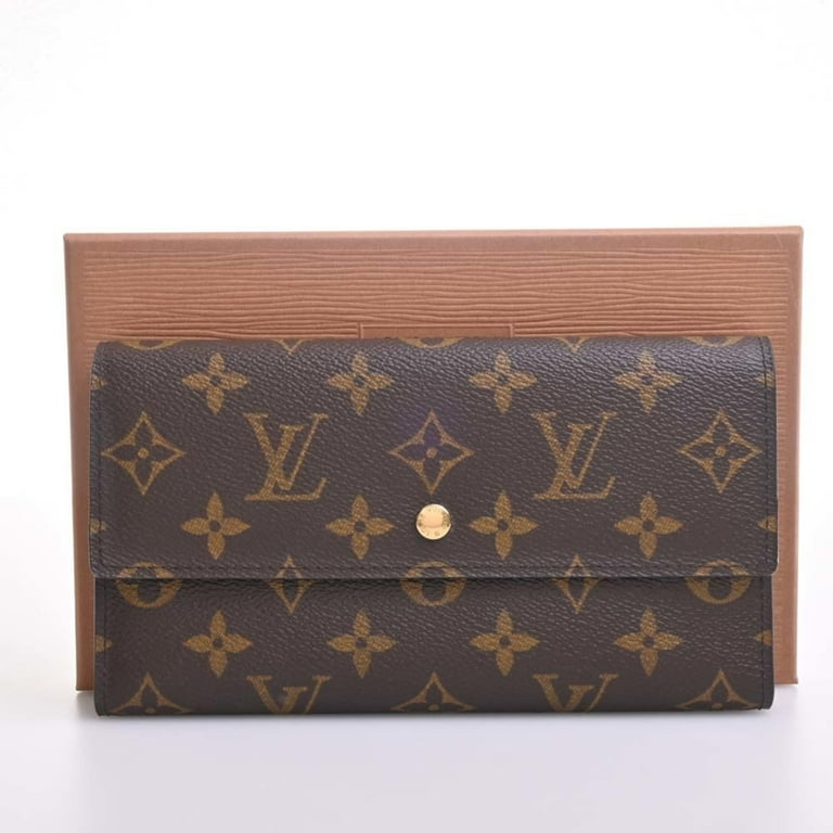 Pre-Owned LOUIS VUITTON Monogram Portefeuille International Tri 