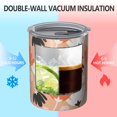 thumbnail image 2 of Floral 12oz Stainless Steel Coffee Mug – Double-Wall Insulated Cup with Spill-Resistant Lid, 360° Full-Print Design, Keeps Drinks Hot & Cold for Home, Office, Travel,Thanksgiving,Christmas, Spring, 2 of 5