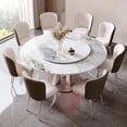 thumbnail image 4 of Round Replica Dining Table Restaurant Mobile Rustic Modern Makeup Nordic Dining Table Luxury Mesa De Jantar Hotel Furniture HDH My Lux Decor Round, 4 of 6