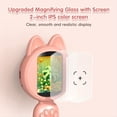 thumbnail image 2 of 2 Inch Children Microscope Pocket Microscope Portable Electric Digital Magnifying Glass Microscope Outdoor Stem Toy C,1 x Digital Magnifying Glass 1 x USB Cable,Yellow, 2 of 8