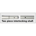 thumbnail image 2 of NOBRAND Heavy Duty Oars 78 Inch Long with Oar Locks, Split Shaft, Pair, 2 of 7