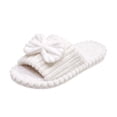 thumbnail image 2 of Willtoo Cute Slippers for Women Indoor and Outdoor Cozy Soft Bow Open Toe Womens Slippers with Memory Foam Anti-Skid Sole Slides Spa Birthday Gifts for Women Mom Her Ladies Bridesmaid, 2 of 3