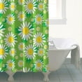 thumbnail image 4 of Waterproof Cute Boho Daisy Shower Curtain 72x72 Inch Boho Style Polyester Unique Shower Curtain for Bathroom Hotel Home Decor with 12 Plastic Hooks, 4 of 5