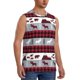 thumbnail image 2 of Fotbe Buffalo Plaid Forest Men's Camiseta sin Mangas Estampada para Hombres, Playera Casual para Gimnasio, Entrenamiento, Playa-Small, 2 of 7