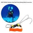 thumbnail image 3 of Gancho De Arrecife Gancho De Buceo Gancho De Seguridad De Buceo Gancho Doble De Arrecife Gancho De Arrecife De Acero Inoxidable MANTENER EL BUCEO Gancho De Arrecife De Acero ANGGREK Reef Double Hook, 3 of 8