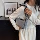 thumbnail image 5 of Bolso bajo el brazo para mujer Bolso bandolera de cuero PU con diamantes Bolso tote plisado (Multicolor) FLhrweasw Nuevo, 5 of 6