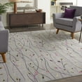 thumbnail image 4 of Nourison Grafix Contemporary Grey 7' x 10' Area Rug, (7x10), 4 of 10