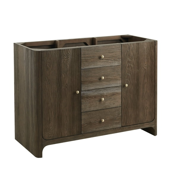James Martin Vanities D125-V48 Gracyn 48" Free Standing Single Basin Poplar Wood Vanity