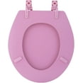 Hard Standard Wood Toilet Seat, 17 Inch Standard Round Fits All