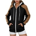 thumbnail image 6 of Stamzod 2025 Fashion Fleece Pullover Women Men Hoodies Unisex Thick Warm Oversized Hoodie with Pocket Winter Hooded Sweatshirts for Couple Black B XXXL, 6 of 7