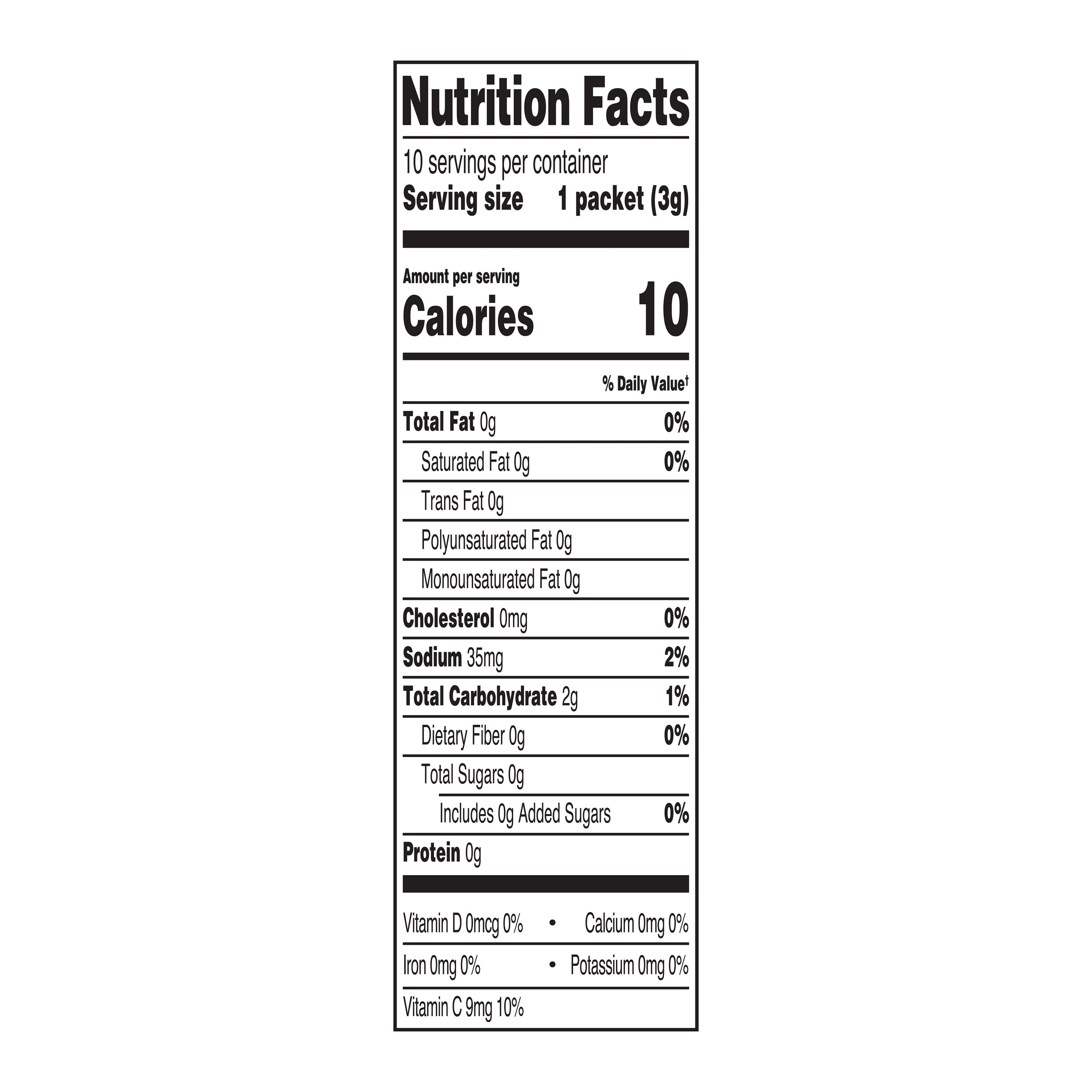 (12 pack) Great Value Sugar-Free Strawberry Watermelon Powdered Drink Mix, 0.11 oz, 10 Packets