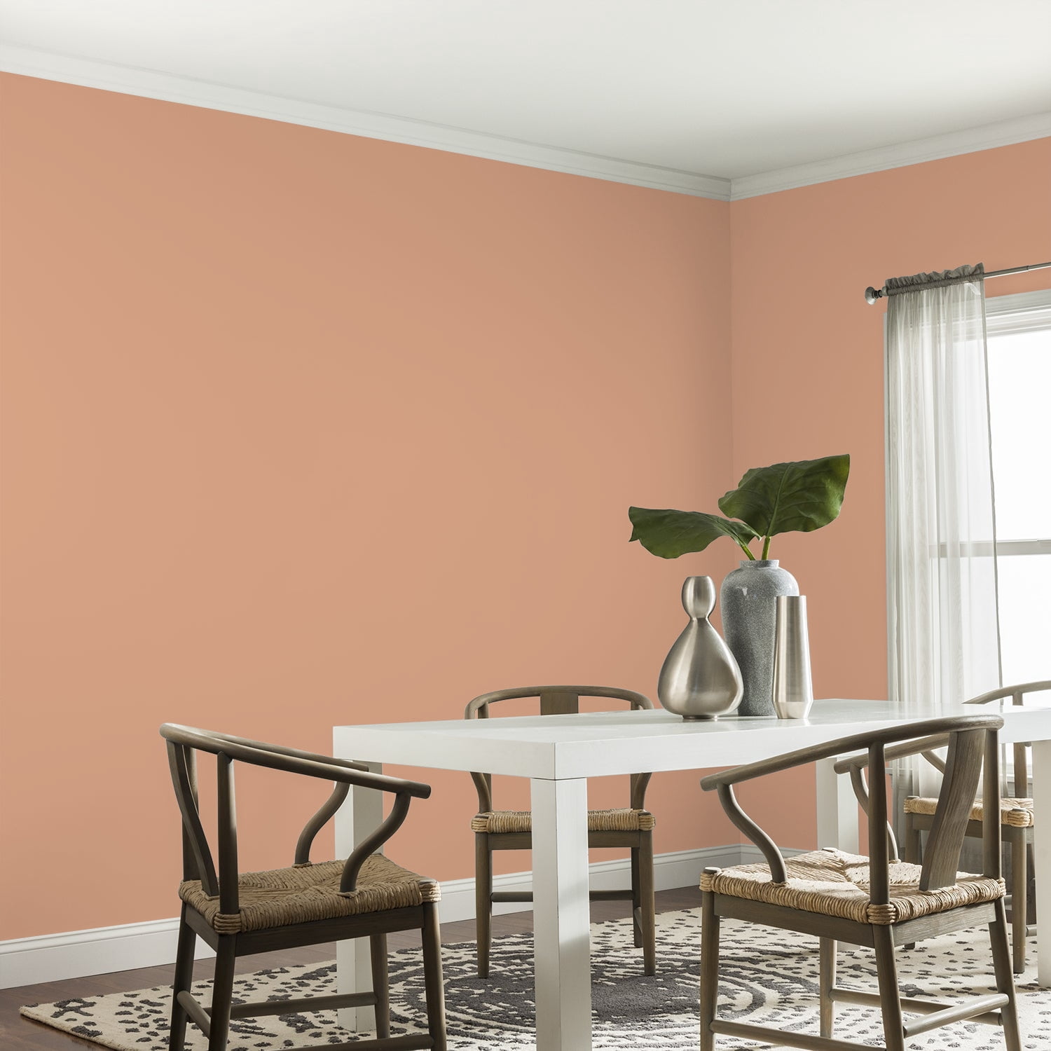 Glidden One Coat Interior Paint and Primer, Orange Maple / Orange, 1-Quart, Eggshell