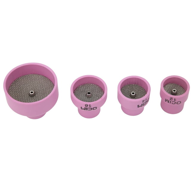 Taza De Soldadura De Alúmina, Juego De Tazas De Soldadura De Cerámica, Fácil De Instalar, Larga Vida útil Para Equipos De Soldadura De Soplete De Soldadura TIG WP-17/18/26