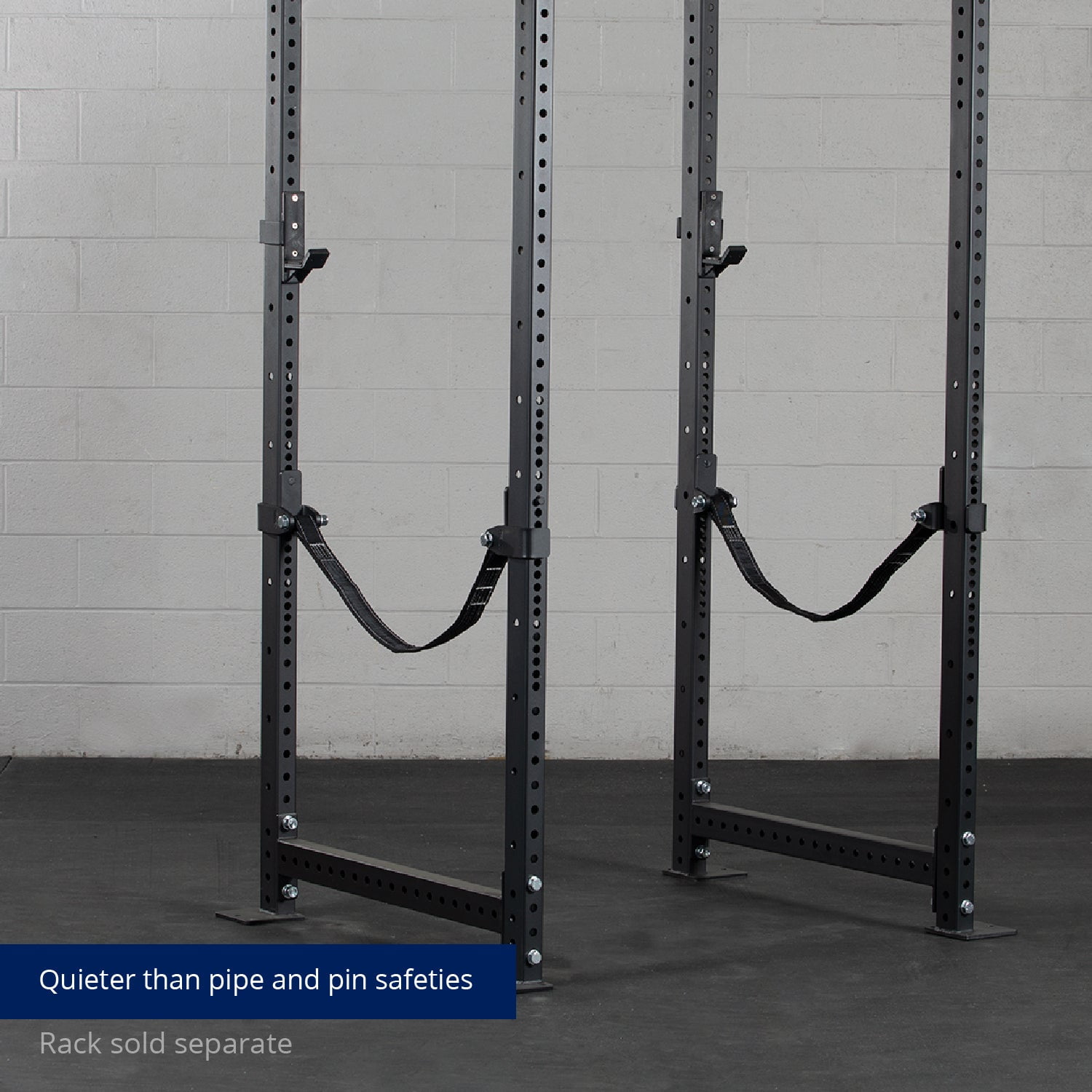 Titan Fitness T-3 Series Safety Straps, Fits 36" Depth T-3 Series Power Rack, Rated 3,100 LB Per Strap