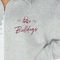 thumbnail image 3 of Women's Gameday Couture Ash Mississippi State Bulldogs Foundation Full-Button Long Sleeve Overshirt, 3 of 3