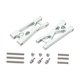 thumbnail image 1 of 2 brazos de suspensión traseros inferiores para coche RC, aleación de aluminio, accesorios para mejoras DIY plata, 1 of 9