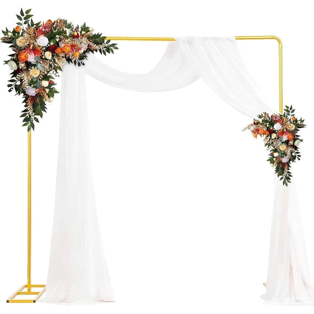 Arco para Globos Cuadrada, Marco Cuadradade Globo, Kit Aro Cuadrado Dorado para bodas, cumpleaños, fiestas, decoración de jardín, Navidad, Graduación