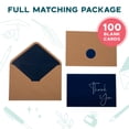 thumbnail image 3 of Paquete de 100 tarjetas de agradecimiento VNS Creations con sobres y pegatinas, 3 of 6