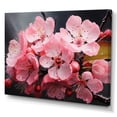 thumbnail image 2 of Designart "Pink Apple Blossom gracefulness" Apple Blossom Canvas Wall Art, 2 of 5