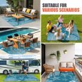 thumbnail image 3 of Blue Coastal Outdoor Rug 5x8 Ft, Non Slip Washable Area Rug, Starfish Coral Summer Beach Ocean Patio Rugs Carpet Runner, Large Floor Mat for Indoor/Outdoor Deck Porch Camping, 3 of 8