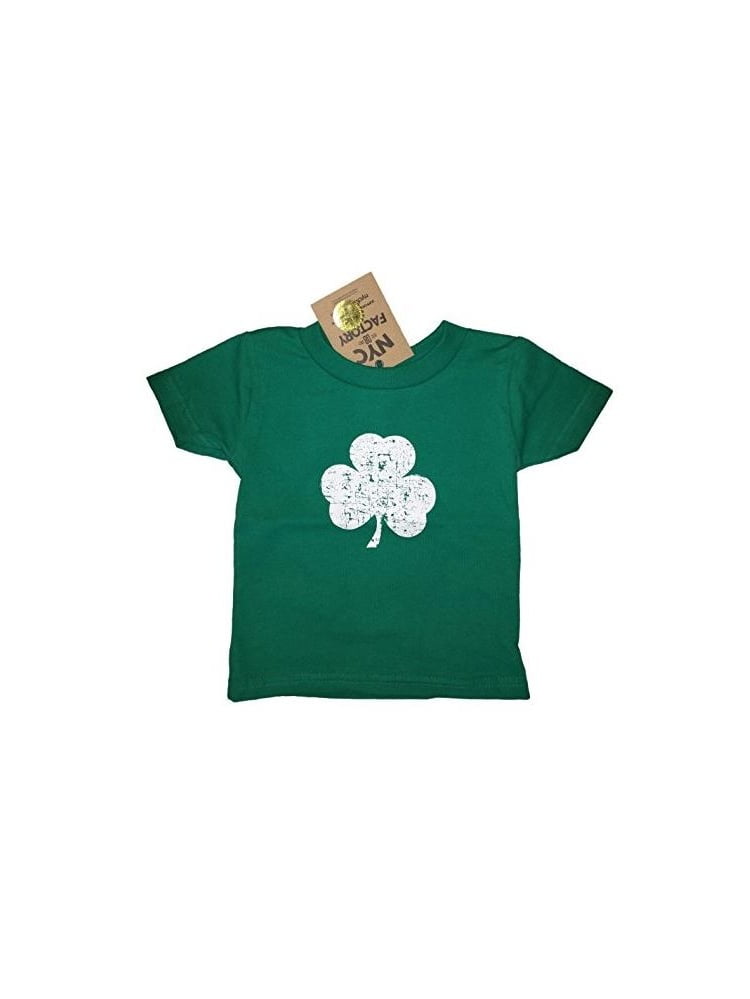 Distressed TODDLER Shamrock T-Shirt Tee Kids Irish Green Boys Girls 2T 3T 4T 5T