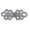 silver, variant on Butterfly Chinese Traditional Button Sewing Crafted Frog Buttons Sew On for Handcraft Cheongsam Embellishment