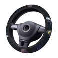 thumbnail image 2 of Bingfone Astronaut Standing In The Moon Steering Wheel Cover - Universal 15 Inches Car Steering Wheel Covers Grip Auto Internal Accessories, 2 of 6