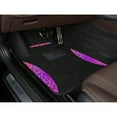 thumbnail image 4 of Leadwolf Car Floor Mats universal Full Coverage Auto Floor Mats All Weather Luxury Floor Liners Anti - Slip Car Mats Protector Car Carpet Black and Fuchsia 4PCS, 4 of 6