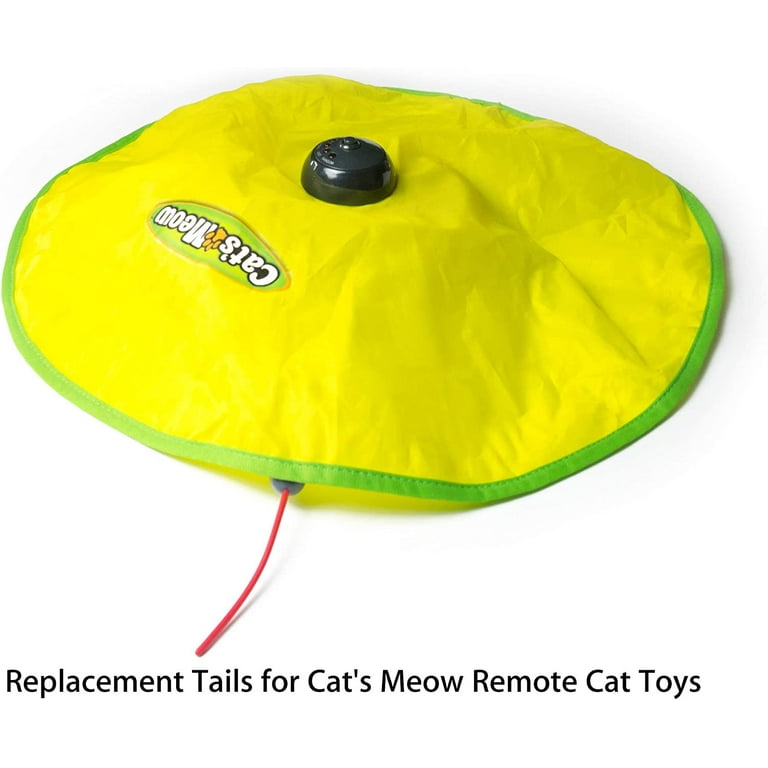 Cat's meow motorized top chaser cat toy