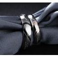 thumbnail image 3 of Anillos De Pareja Real Love Acero Inoxidable Y Titanio, 3 of 3