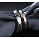thumbnail image 3 of Anillos De Pareja Real Love Acero Inoxidable Y Titanio, 3 of 3