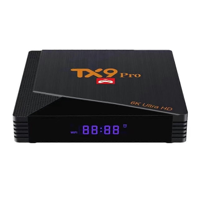 Console de Jeu Rétro HD 4K Android TV Box 2 x Manettes S905X3 64 Go Jeux Vidéo