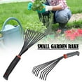 thumbnail image 4 of DLQT Grass Rake Flower Planting Tool Small Rake Agricultural Sea Gardening Vegetable Planting, 4 of 7