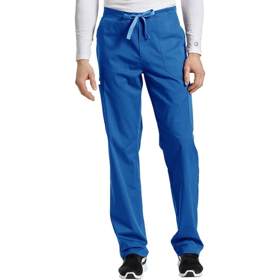 Allure by White Cross Men's Drawstring Fly Cargo Scrub Pant