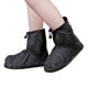 thumbnail image 1 of GOOHOCHY Par de cubrezapatos con cierre a presión para adultos, gruesos, resistentes al desgaste, impermeables y antideslizantes para exteriores, talla XXL (negro)., 1 of 8