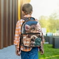 thumbnail image 6 of Yiaed Playful Cat Print School Backpack College Backpack Daypacks for Students High School Spacious and Durable Daypack for Work and Travel-One Size, 6 of 6