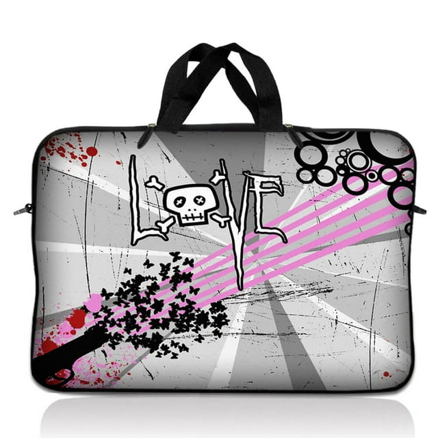 LSS Sac Pochette pour Ordinateur Portable 10,2 Pouces Étui de Transport en Néoprène Pochette Poignée