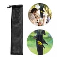 thumbnail image 4 of Bolsa de alimentación de malla para pájaros, comedero para pájaros al aire libre, bolsa colgante para semillas, bolsa de alimentación con embudo de comida para jardín al aire libre, 4 of 5