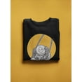 thumbnail image 3 of Skeleton Astronaut  Sweatshirt Men -Image by Shutterstock, Male 5X-Large, 3 of 4