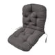 thumbnail image 1 of Cojín para silla de patio, cojín para silla de jardín al aire libre, patio familiar, terraza, gris oscuro, 1 of 9