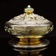 thumbnail image 5 of Mini quemador de incienso de metal con forma de cono, con efecto cascada y reflujo, ideal para decorar tu casa de té. dorado, 5 of 8